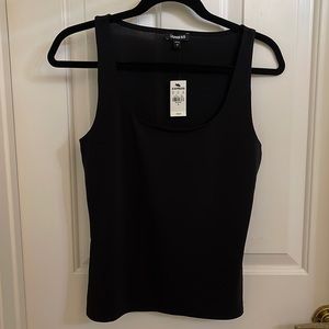 NWT Express bodycon tank top sleeveless black small